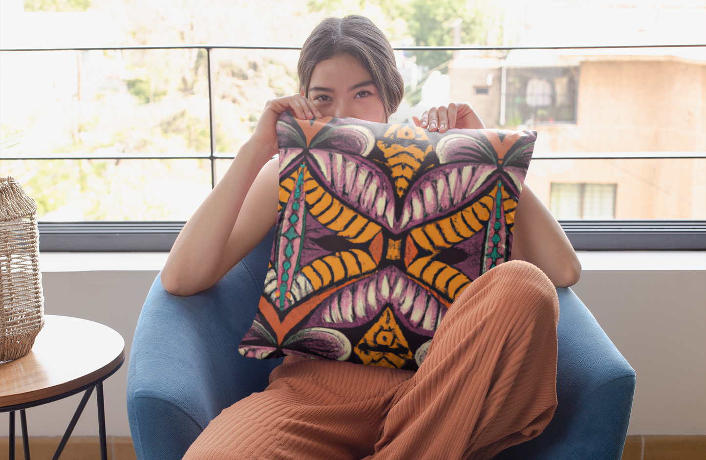 African Print Pillow