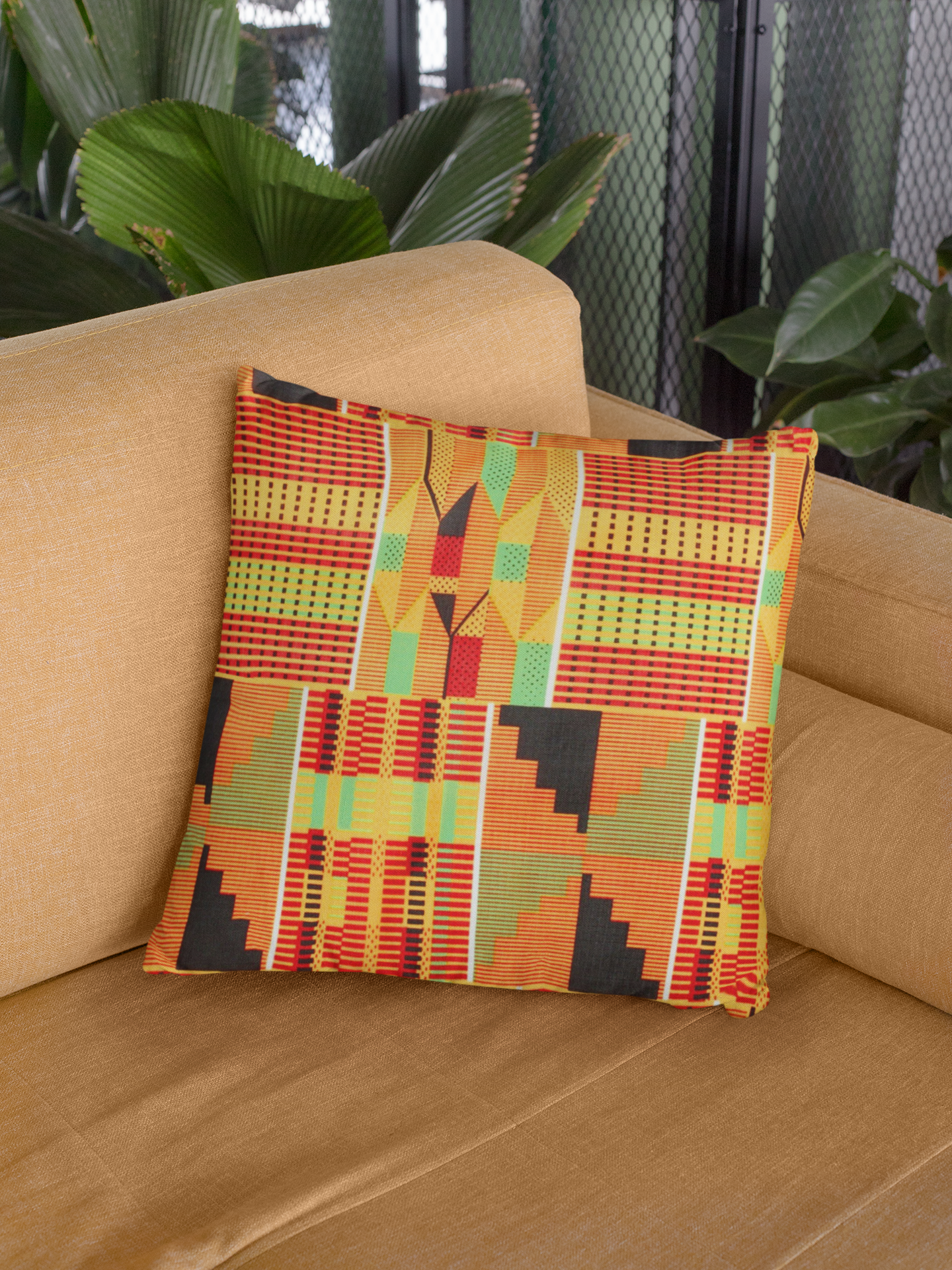 African Print Pillow
