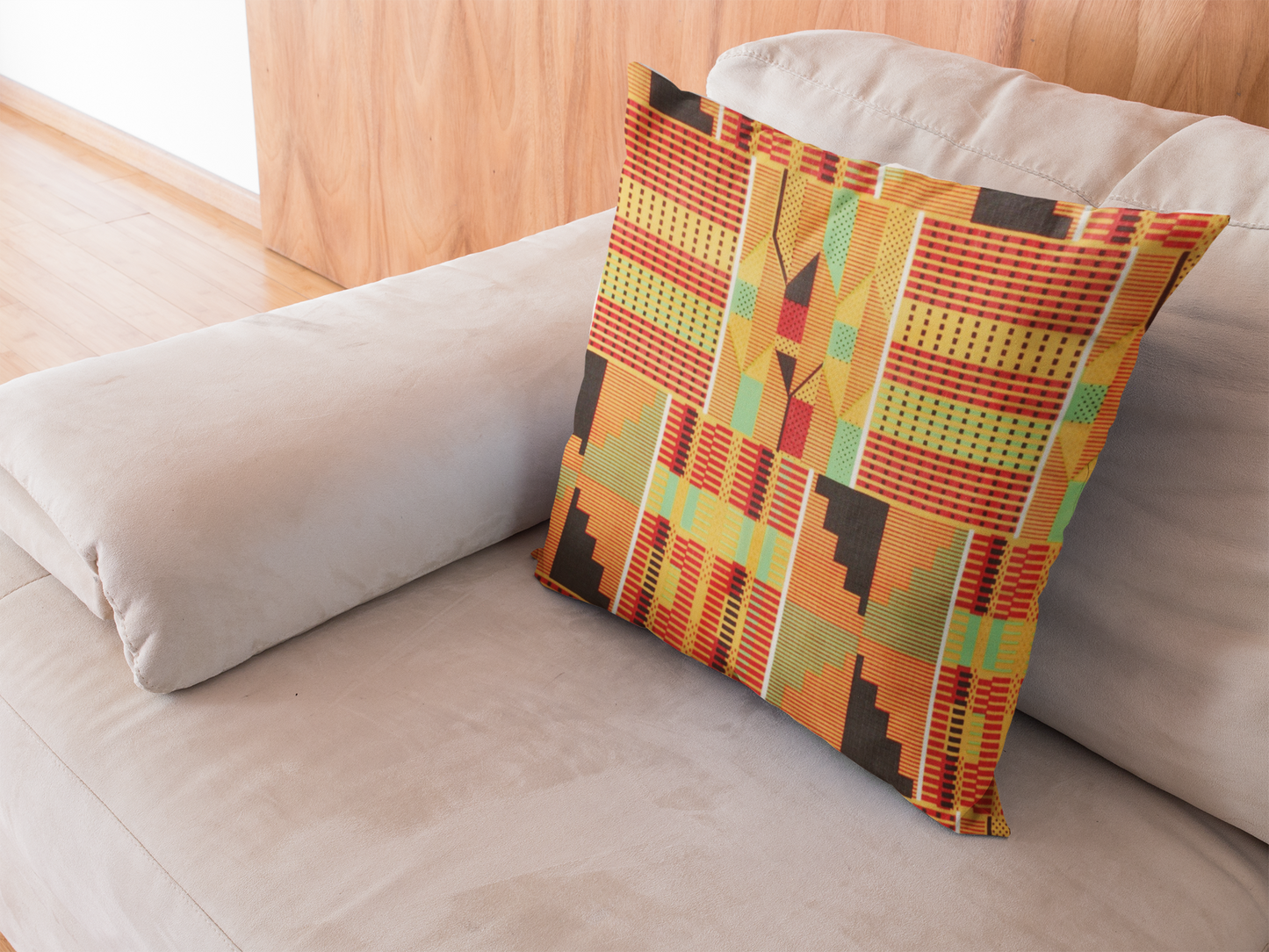 African Print Pillow