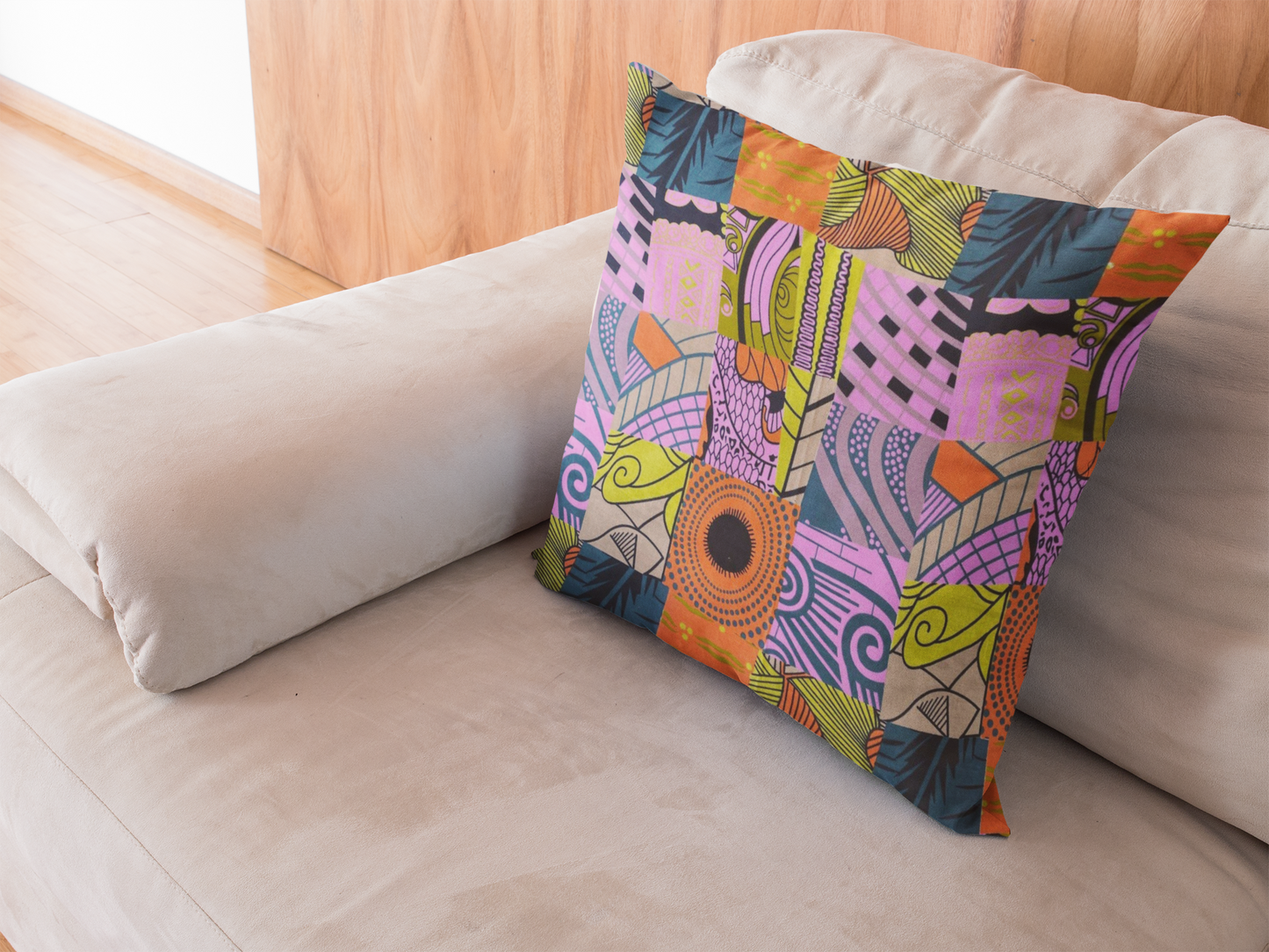 African Print Pillow