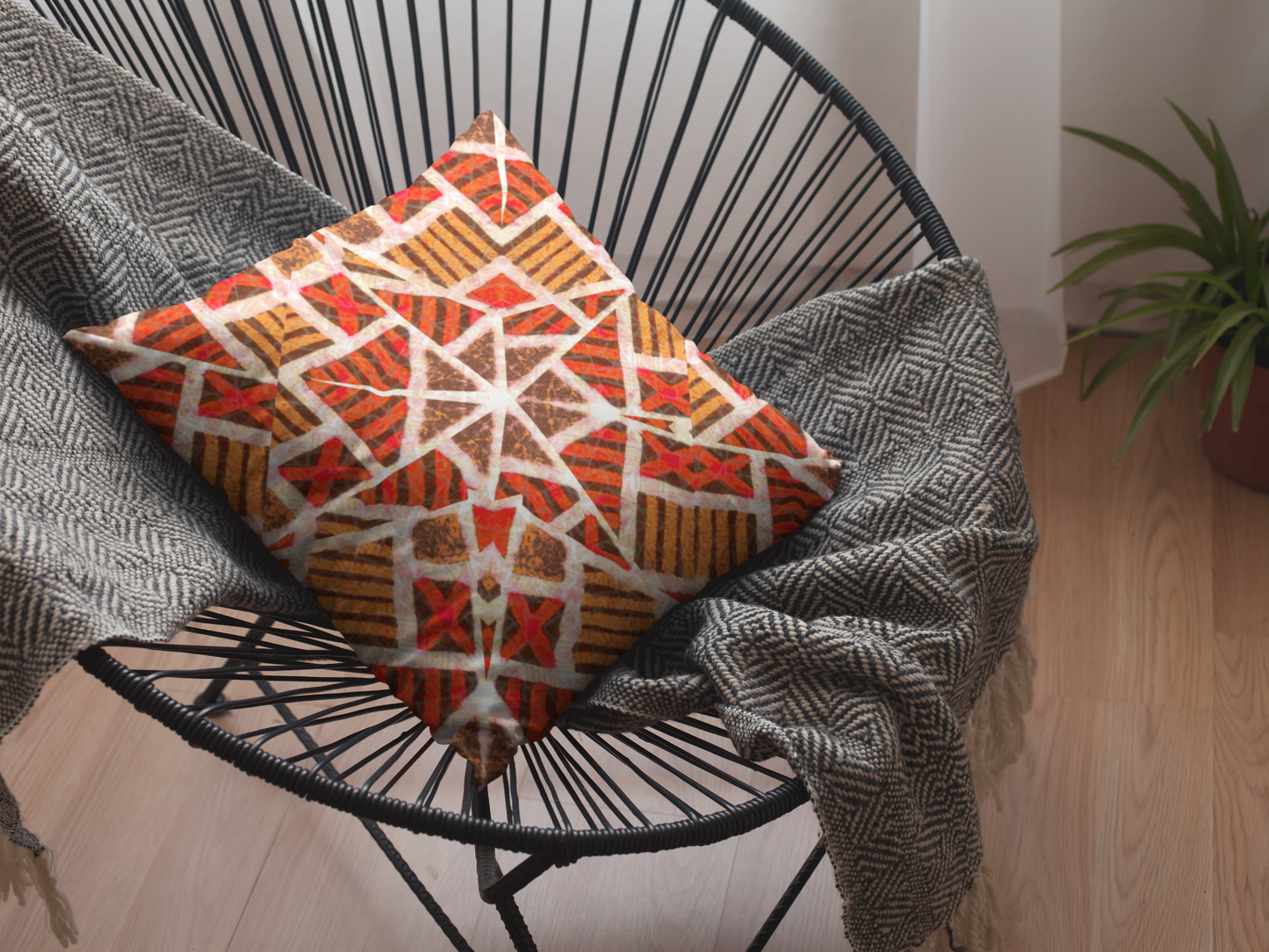 African Print Pillow