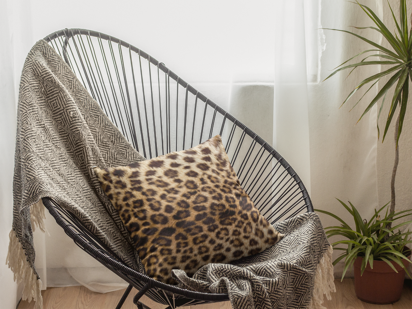 Leopard Print Pillow