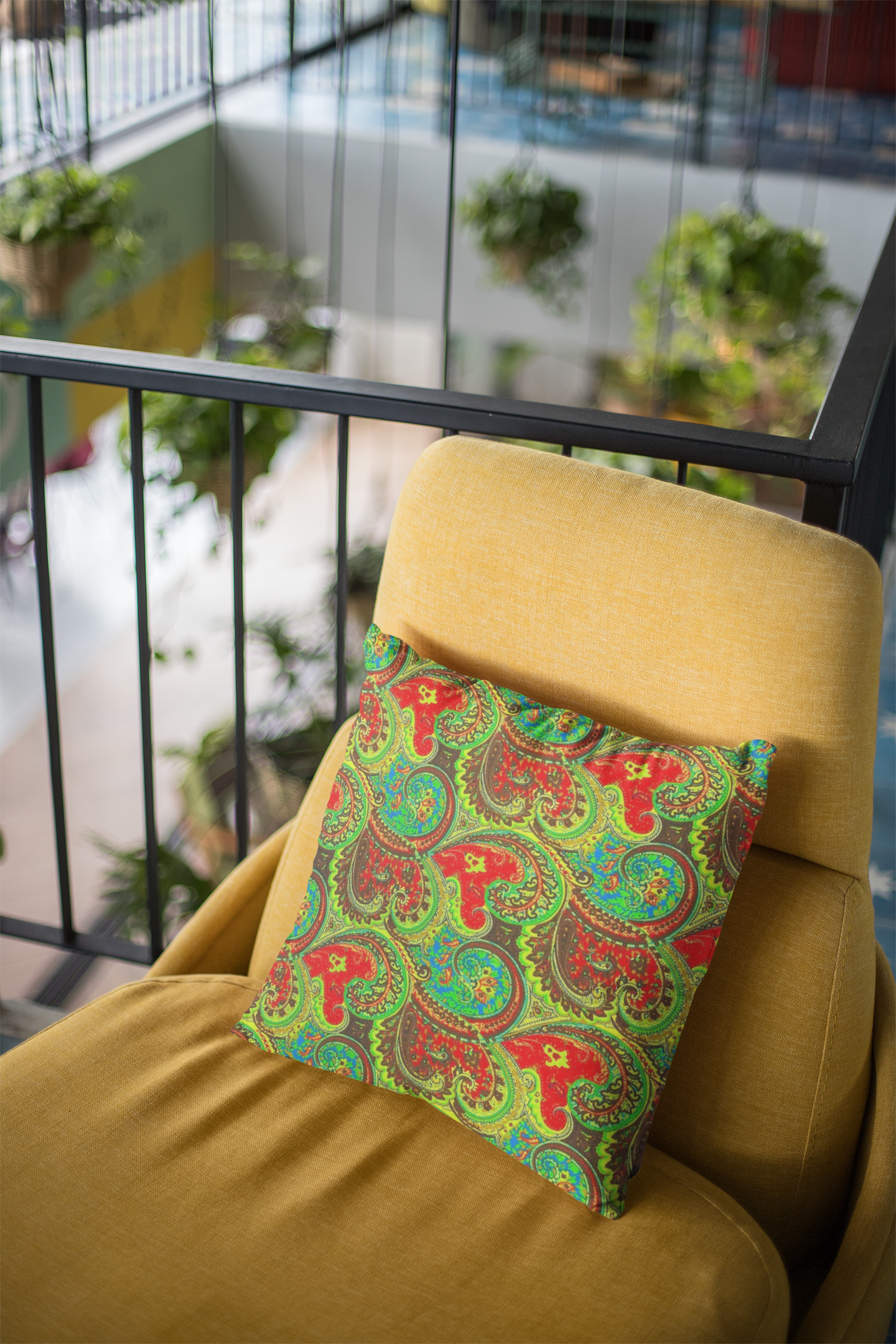 African Print Pillow