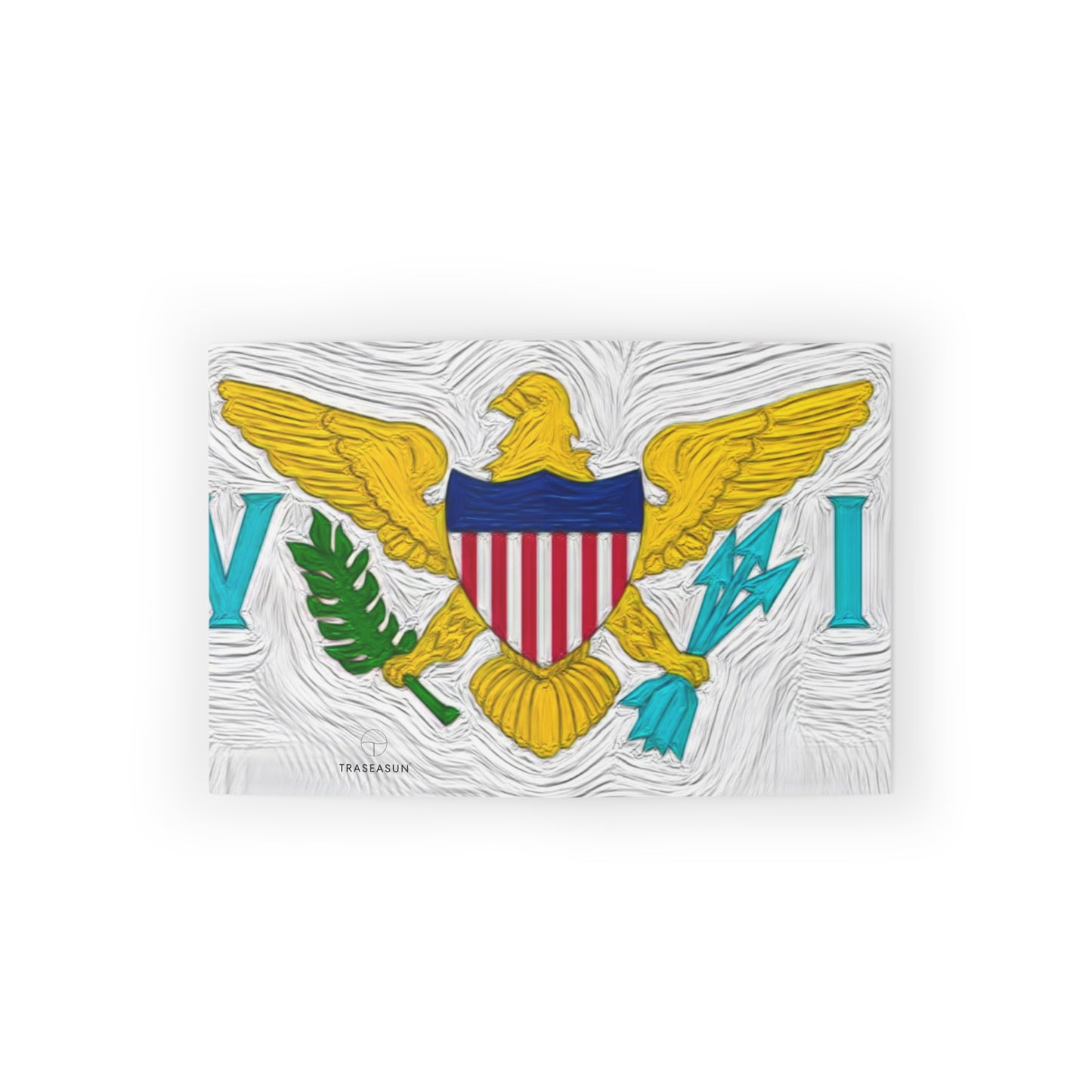 US Virgin Islands Flag Greeting Cards