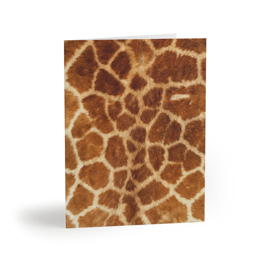 Giraffe Animal Print Greeting Cards