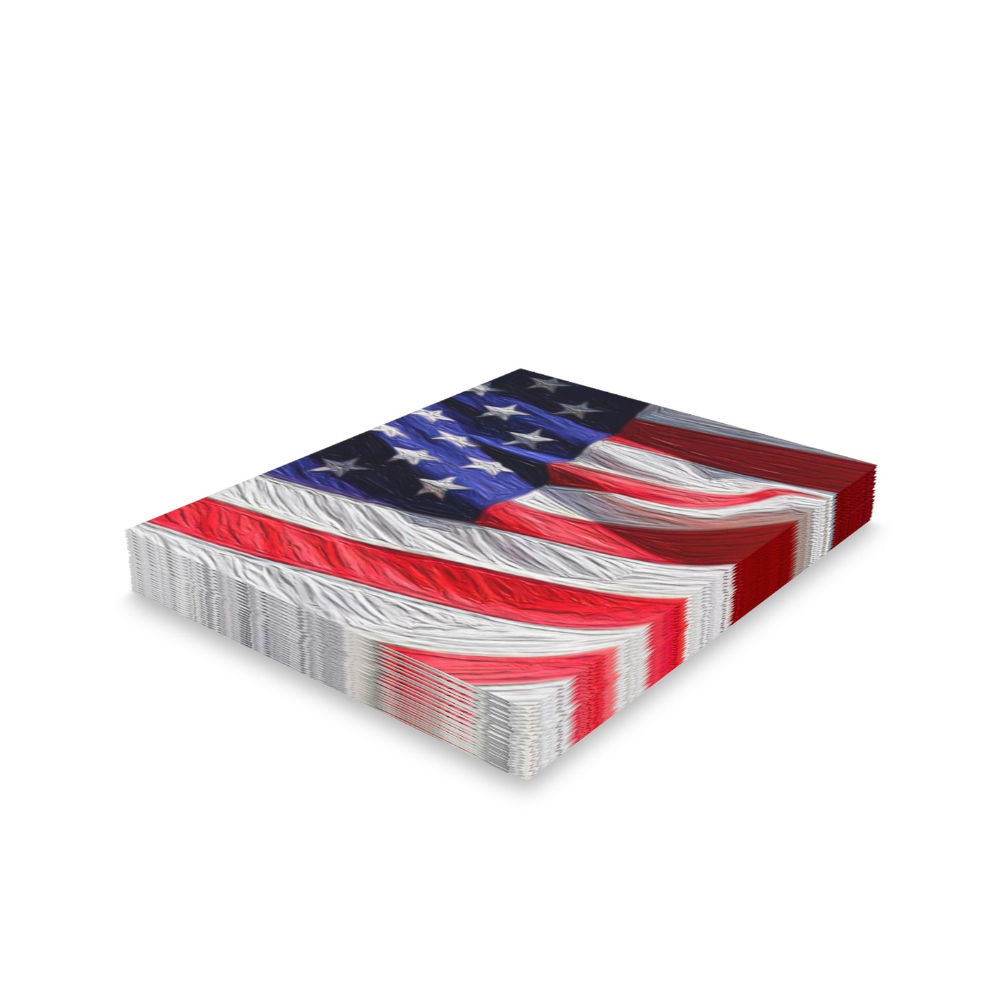 USA Flag Greeting Cards