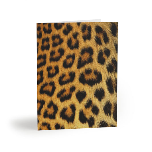 Leopard Animal Print Greeting Cards