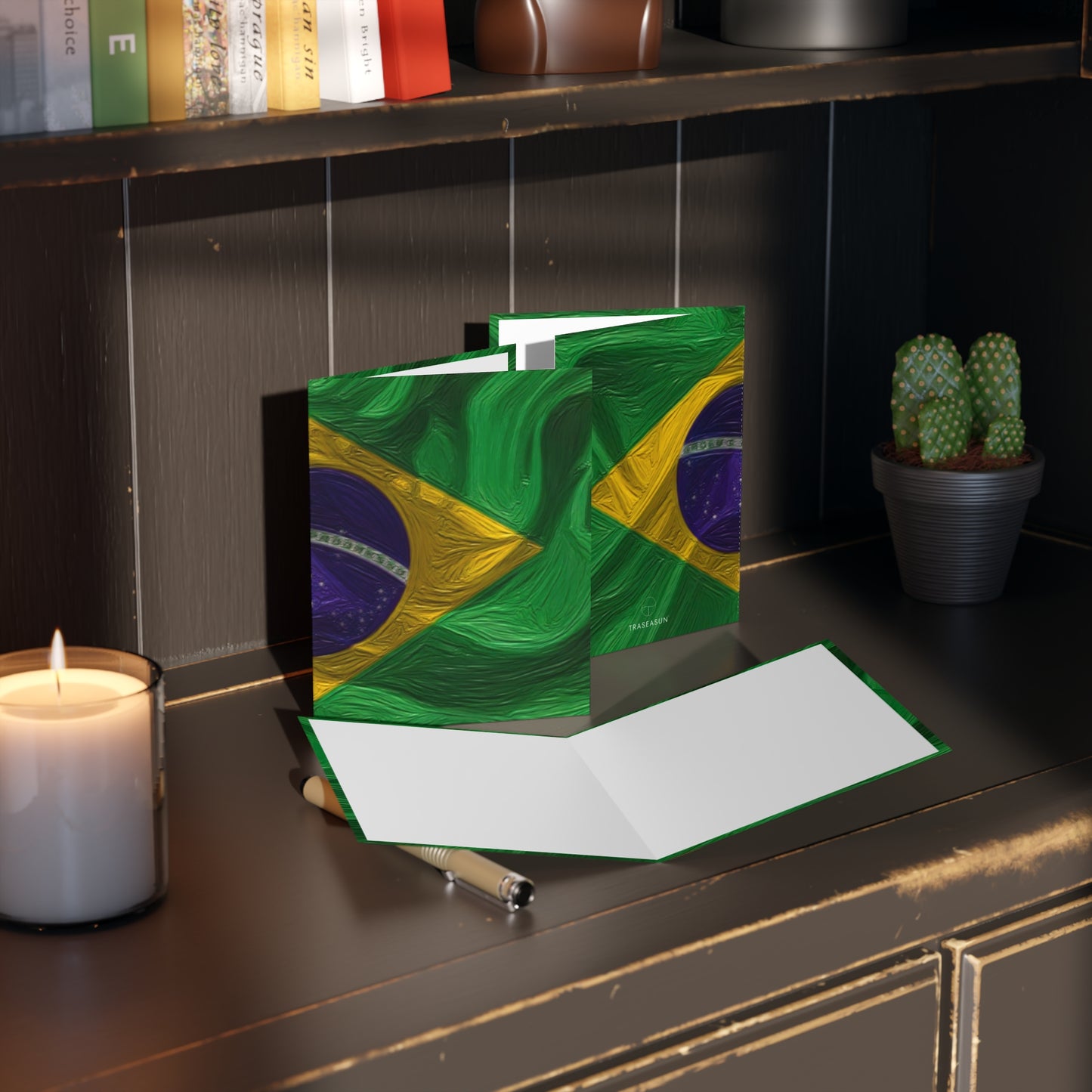 Brazil Flag Greeting Cards