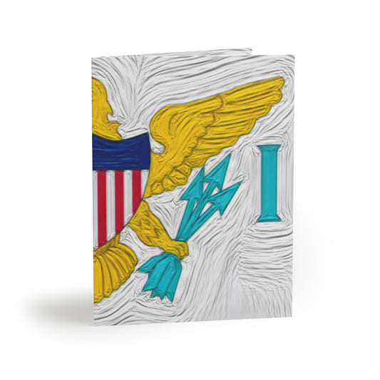 US Virgin Islands Flag Greeting Cards