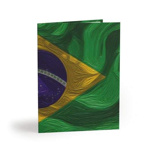 Brazil Flag Greeting Cards