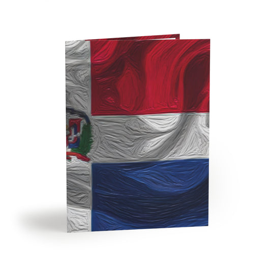 Dominican Republic Flag Greeting Cards