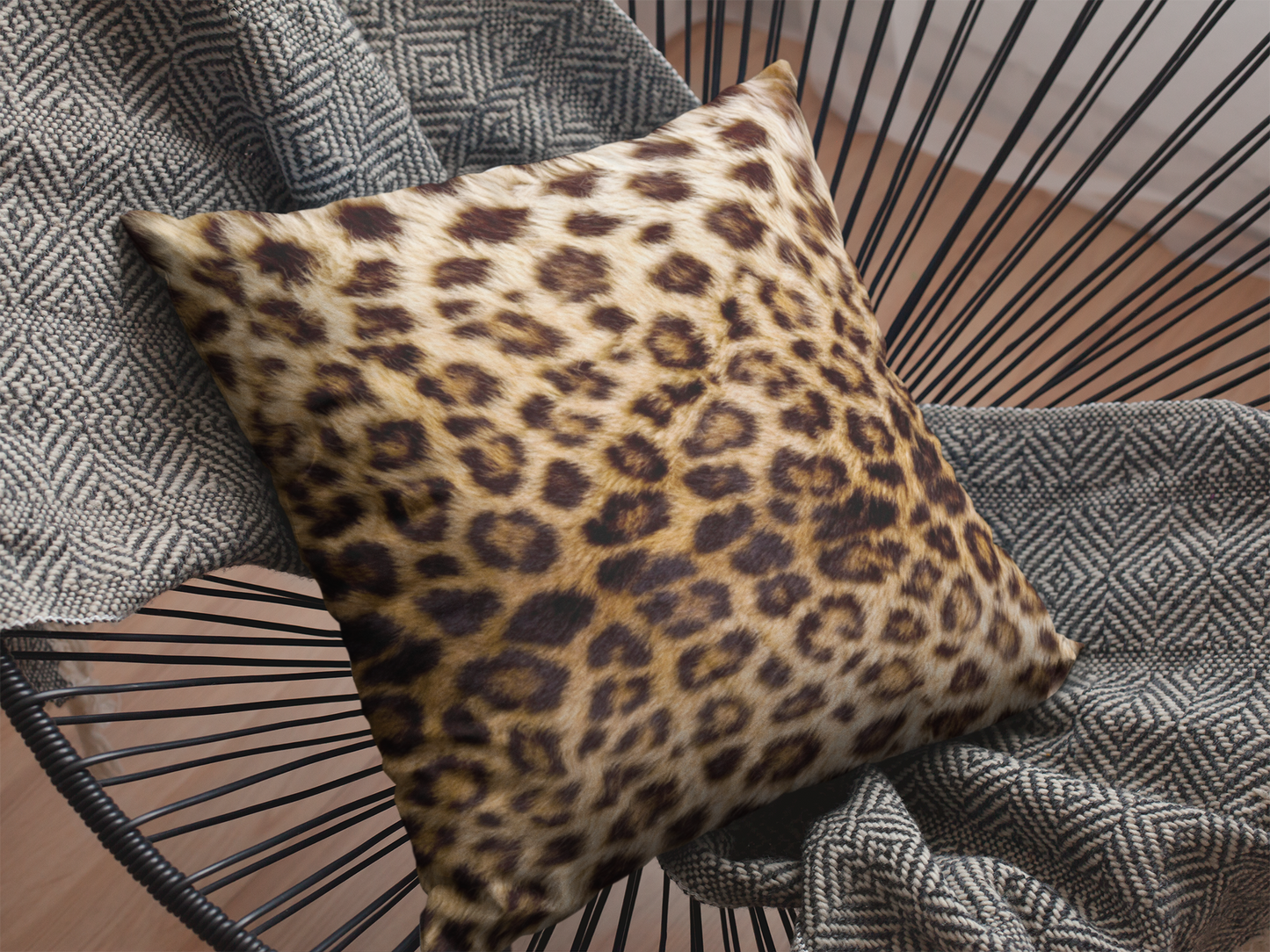 Leopard Print Pillow